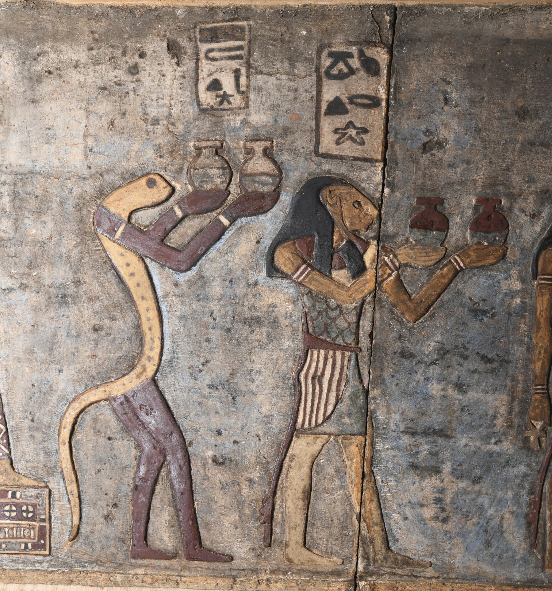 Une rare et intrigante fresque du zodiaque restaurée dans un temple égyptien