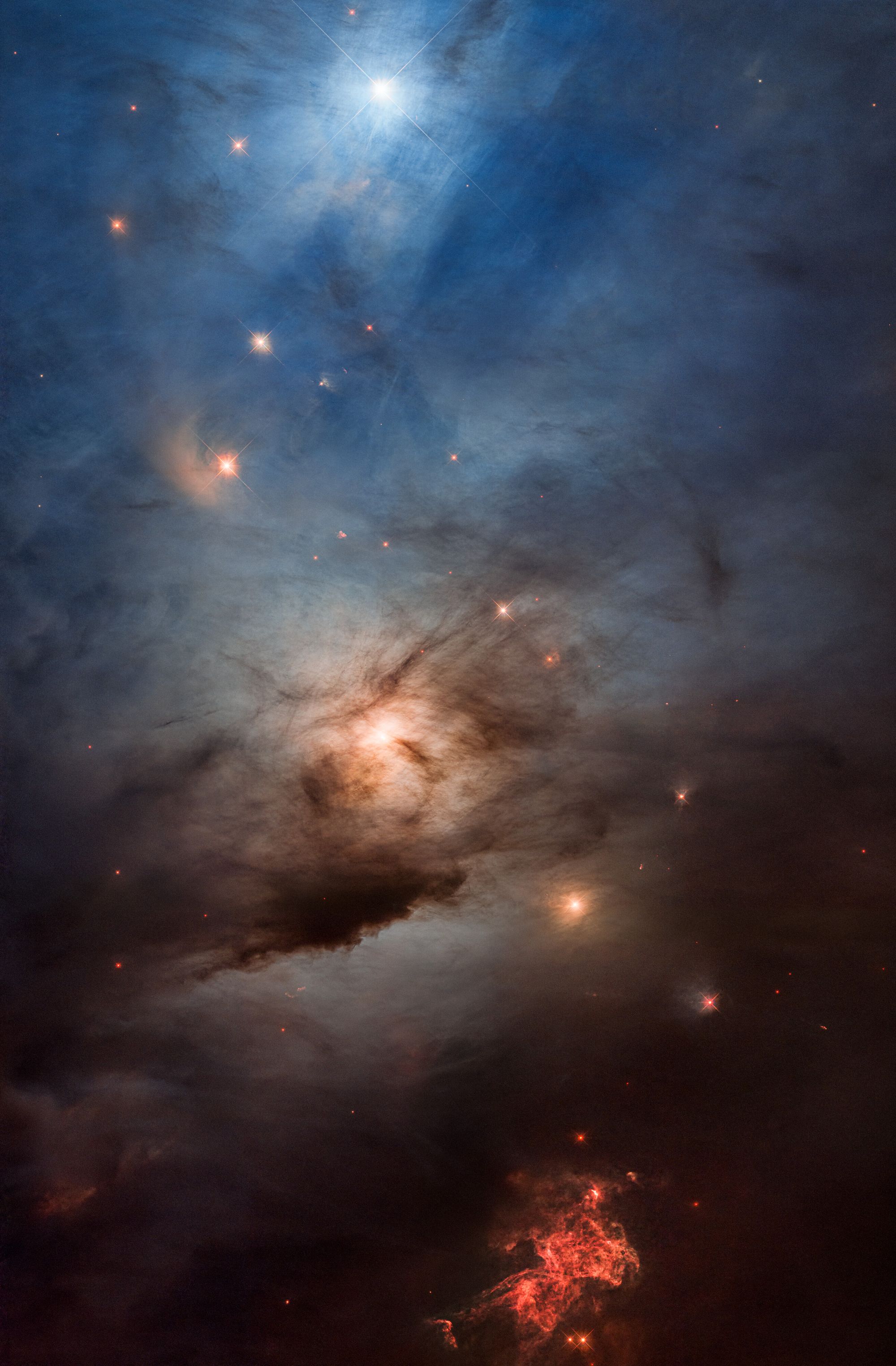Hubble nous dévoile une image splendide d'une nébuleuse où naissent des étoiles pour ses 33 ans