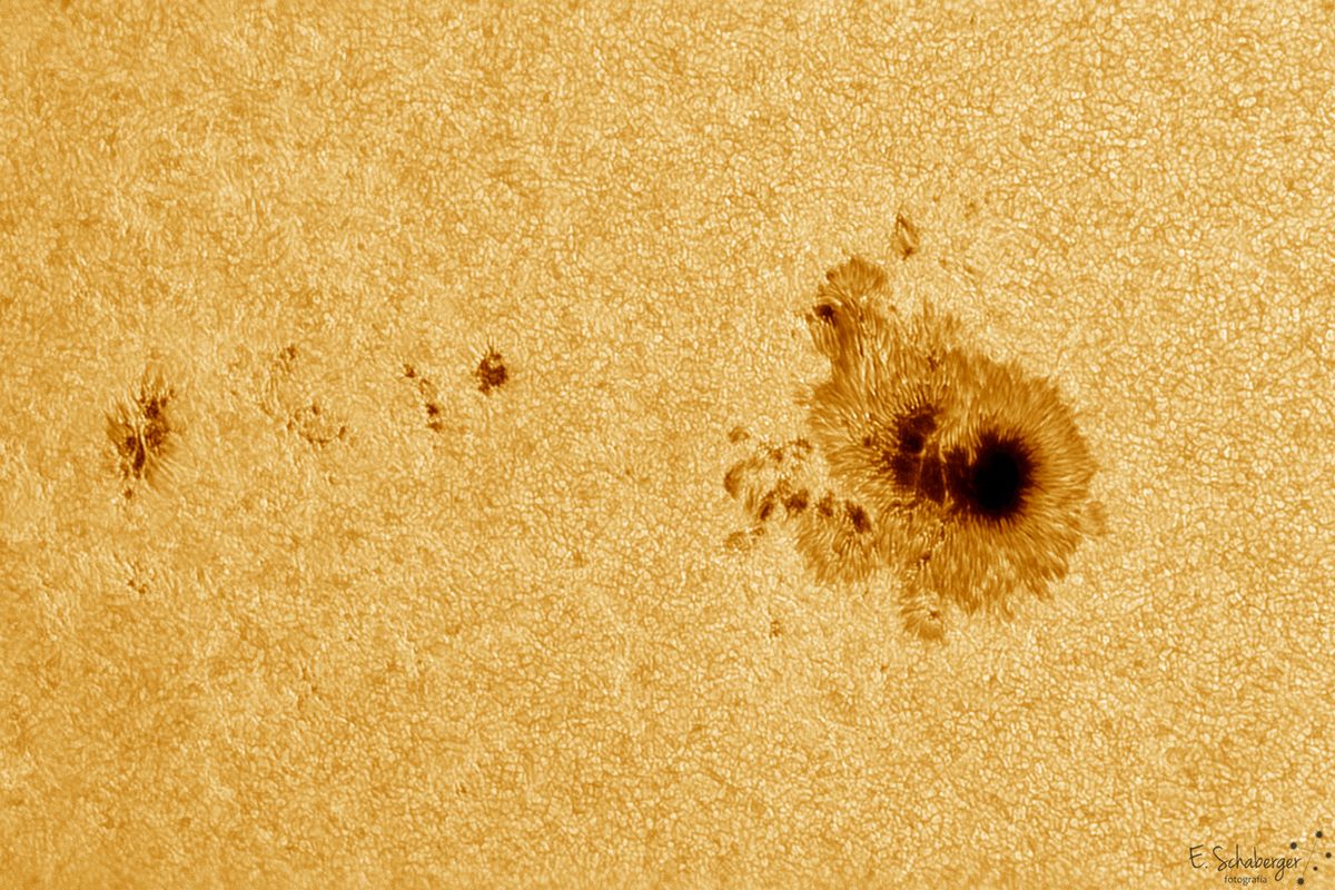 La plus grande tache solaire observée depuis des années