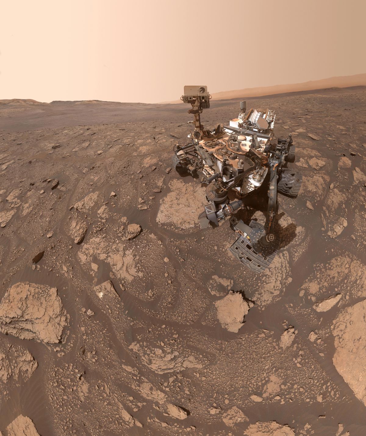 Le dernier selfie de Curiosity sur Mars