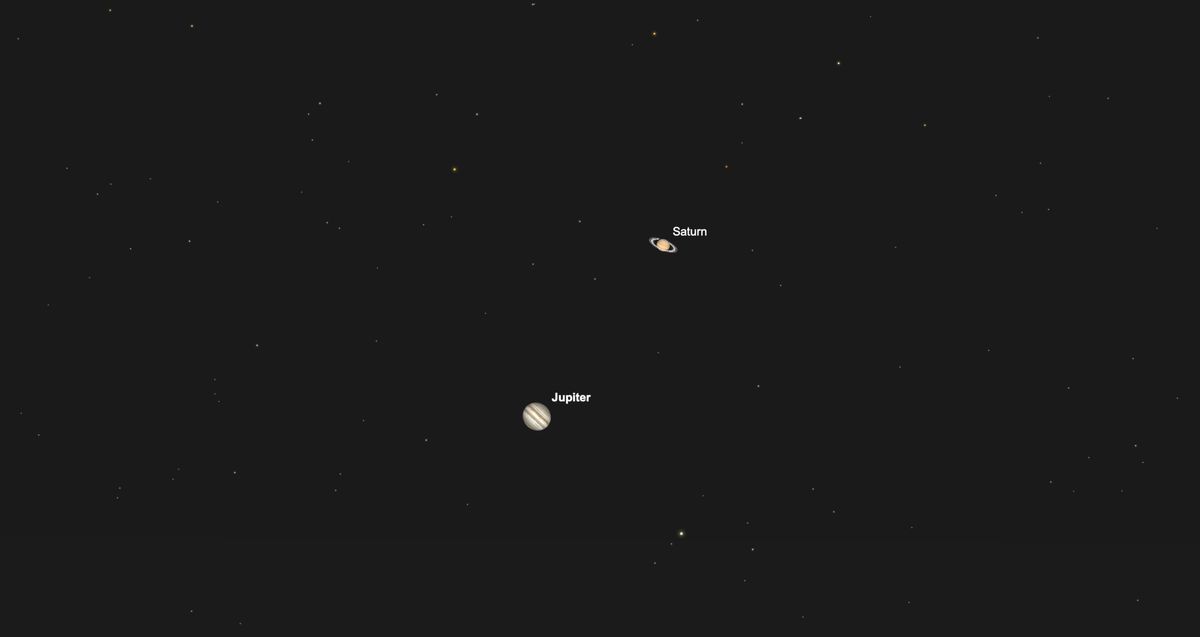 Le 21 décembre, Jupiter et Saturne n'auront pas été vues aussi proches depuis 800 ans !