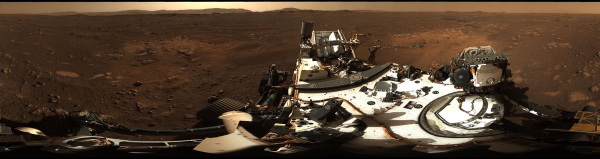 Perseverance : voici son premier panorama en haute définition de Mars