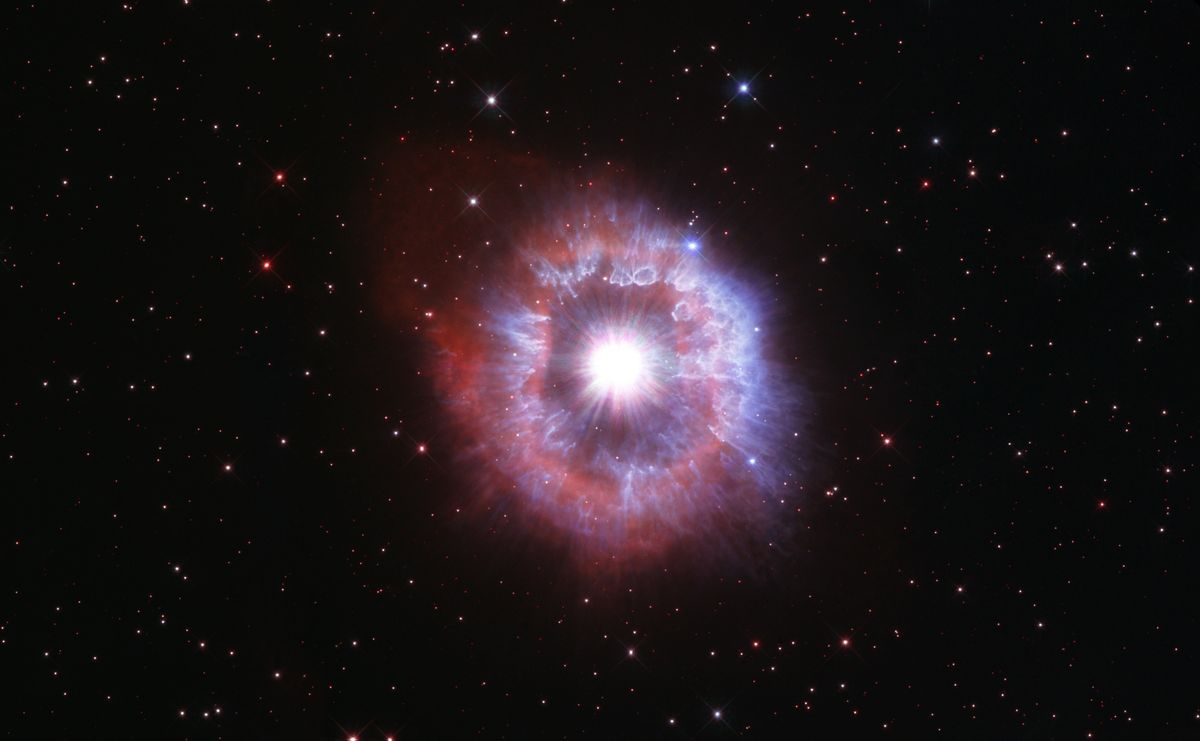 Une des étoiles les plus brillantes de la galaxie sous l'œil d'Hubble