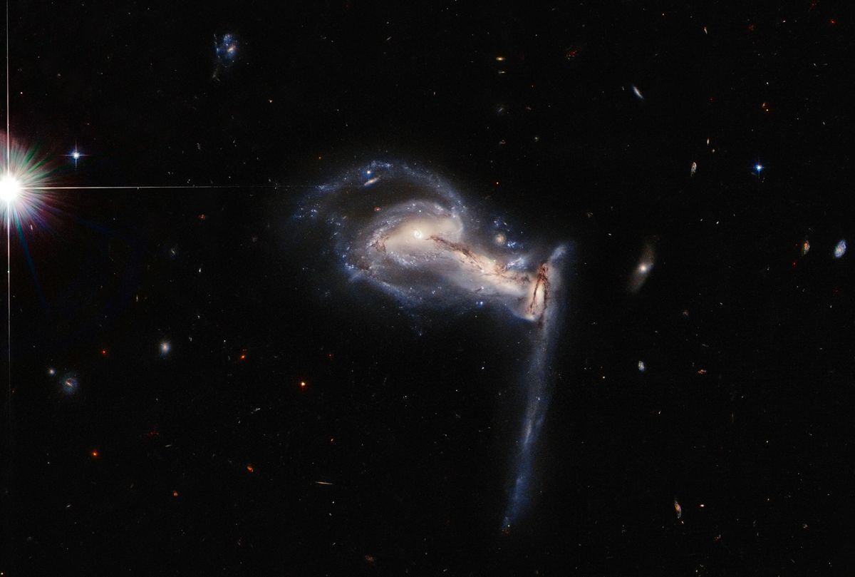 Magnifique collision de trois galaxies photographiée par Hubble