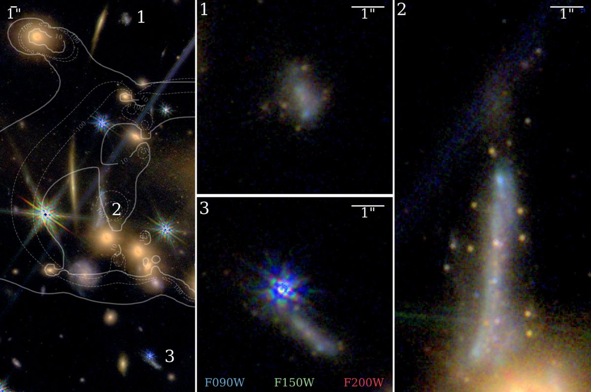 Le télescope James-Webb a vu des amas globulaires aux confins de l’Univers !