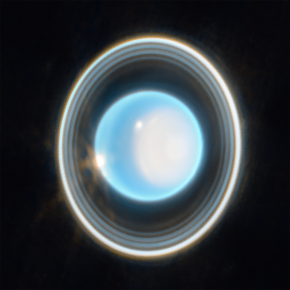 Uranus comme vous ne l’avez jamais vu sur cette image du télescope James-Webb