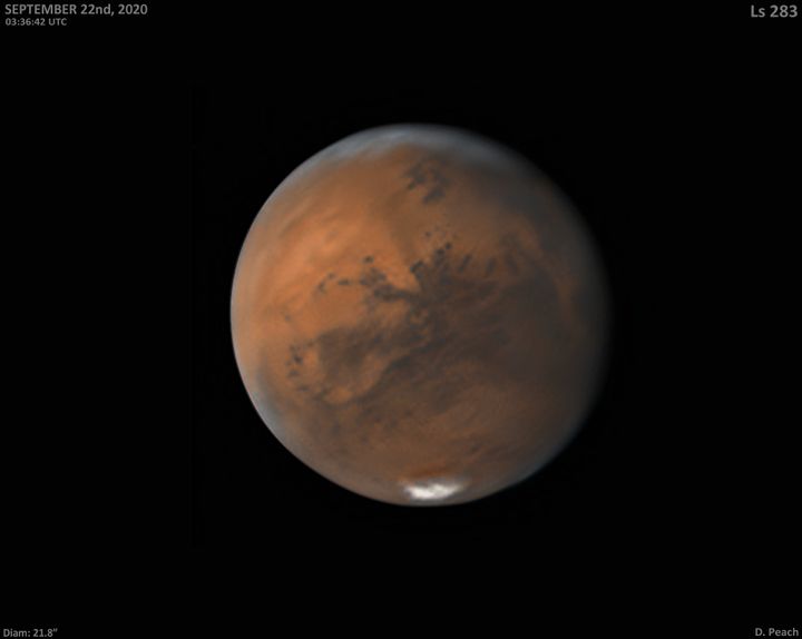 De très belles photos de Mars au plus près de la Terre