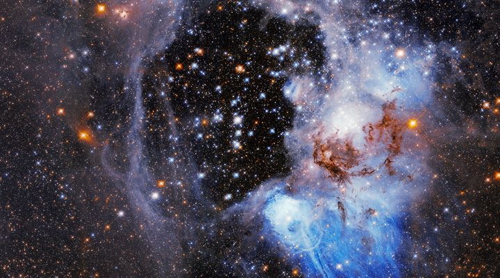Un trou creusé dans la galaxie du Grand Nuage de Magellan